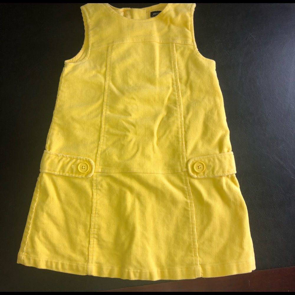 Baby Gap girls yellow dress with back zipper